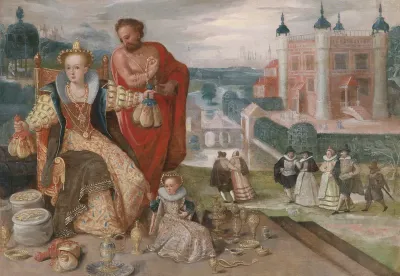 Allegory of covetousness.