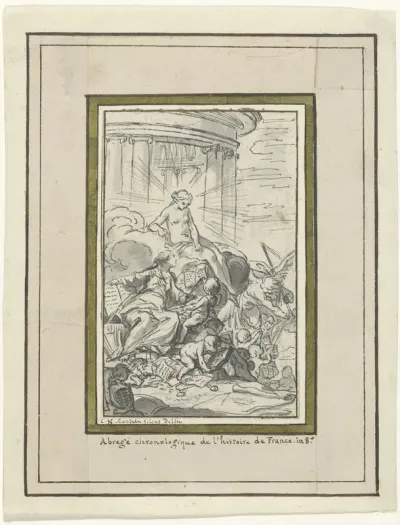 Allegory of History Studying Truth