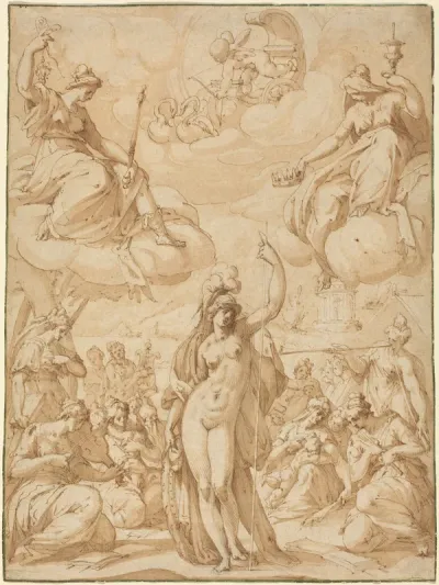 Allegory of Minerva as the Head of the Muses