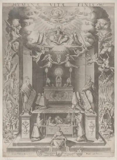 Allegory of the end of man's life