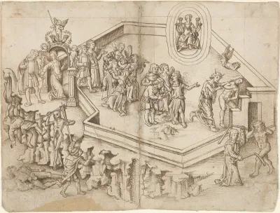 Allegory of the Life of a Scholar in a Rich Household [fol. 3 verso / 4 recto]