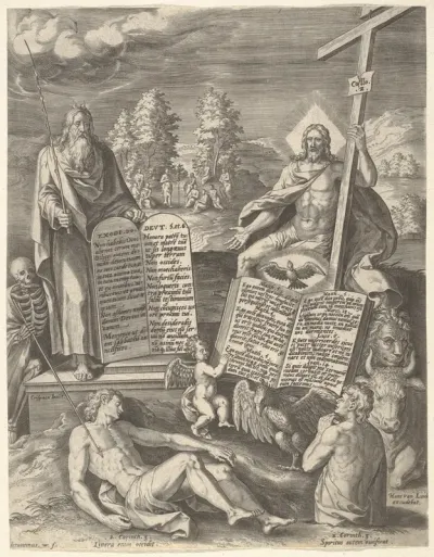Allegory of the Salvation of Mankind from "Allegory of the Resurrection and the Salvation," a pair