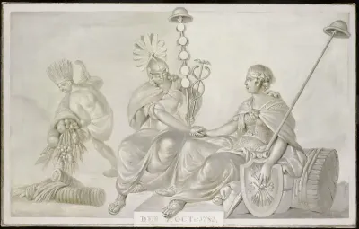 Allegory of the 'Treaty of Friendship and Commerce between the States General of the United Netherlands and the United States of America', The Hague, 7 October 1782