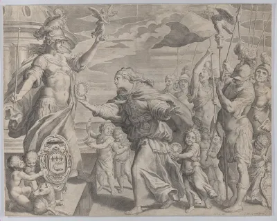 Allegory relating to the Pamphili family