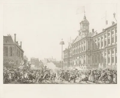 Alliantiefeest op de Dam, 1795