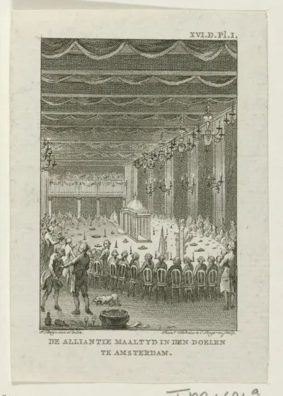 Alliantiemaaltijd te Amsterdam, 1786