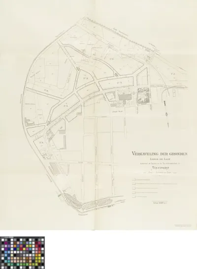 Allotment plan of Nieuwpoort