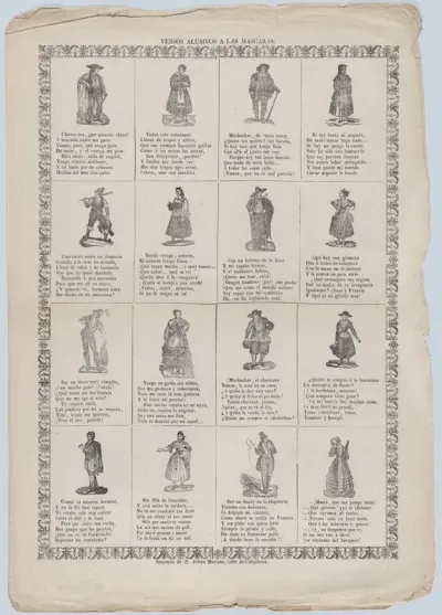 Allusive verses for masquerades