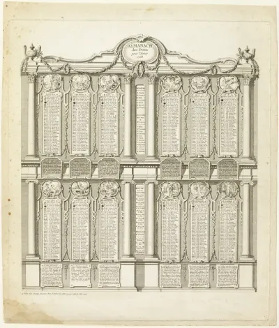 Almanach of the Gods for the Year 1768