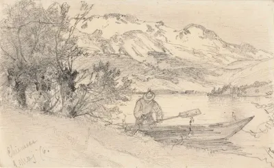 Alpine Landscape from Chiemsee