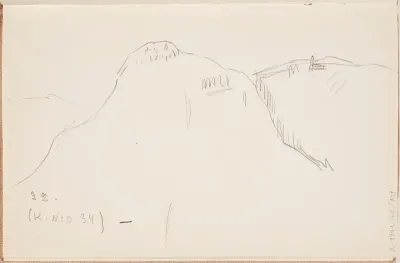 Alppimaisema. Todennäköisesti n. 1925.
