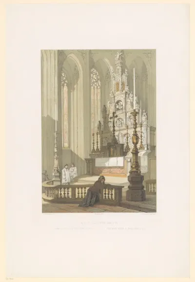 Altaar in de Sint-Martinusbasiliek te Halle