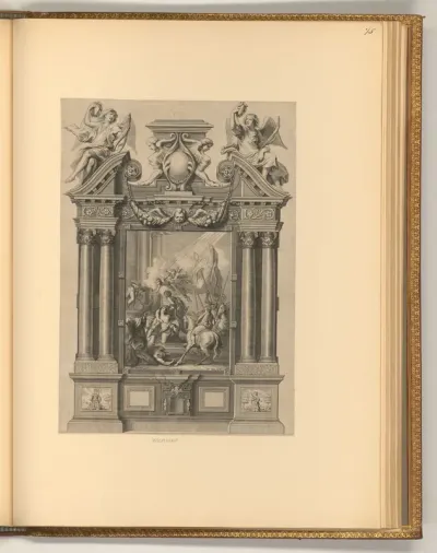 Altar (?) mit Märtyrer