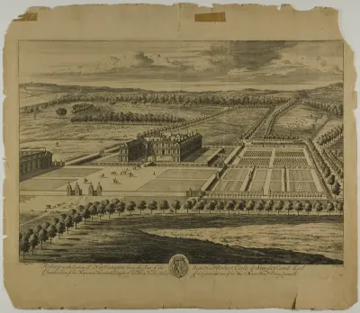Althrop in the County of Northampton, plate 27 from Britannia Illustrata