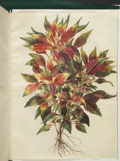 Amaranthus tricolor (papegøje-amarant)