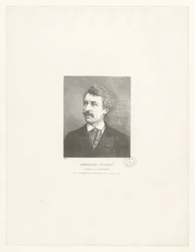 Ambroise Tardieu histrien de la Basse-Auvergne né à Clermont-Ferrand le 3 avril 1840 BOYER 2405