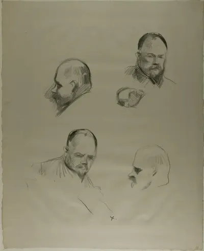 Ambroise Vollard, Four Sketches