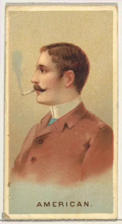 American, from World's Smokers series (N33) for Allen & Ginter Cigarettes