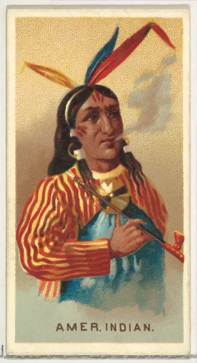 American Indian, from World's Smokers series (N33) for Allen & Ginter Cigarettes
