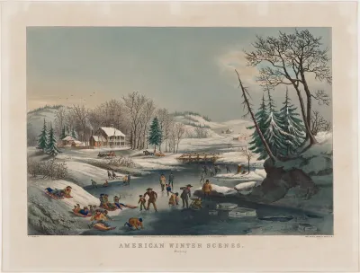 American Winter Scenes: Morning