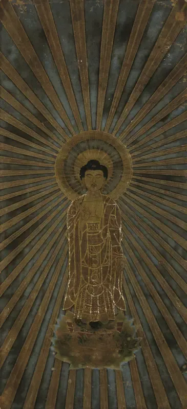 Amida Manifesting in the Dharma-body of Expedient Means