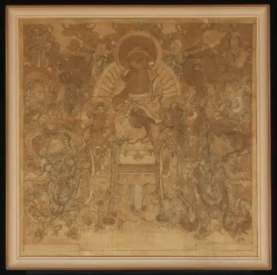 Amitabha Buddha’s assembly in the Western Paradise