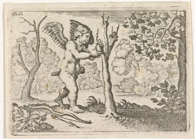Amor als tuinman