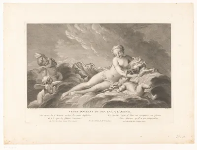 Amor door Venus met nectar gevoed