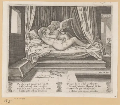 Amor en Psyche als geliefden