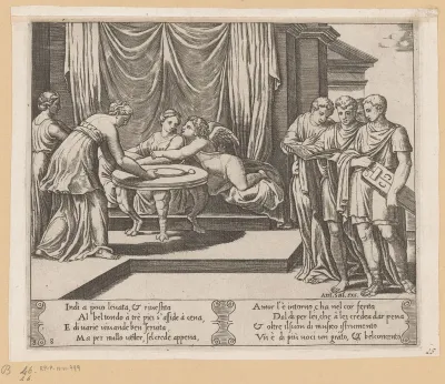Amor en Psyche op bed