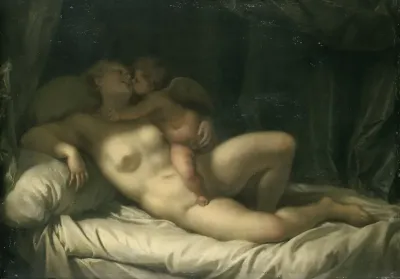 Amor Kissing Venus