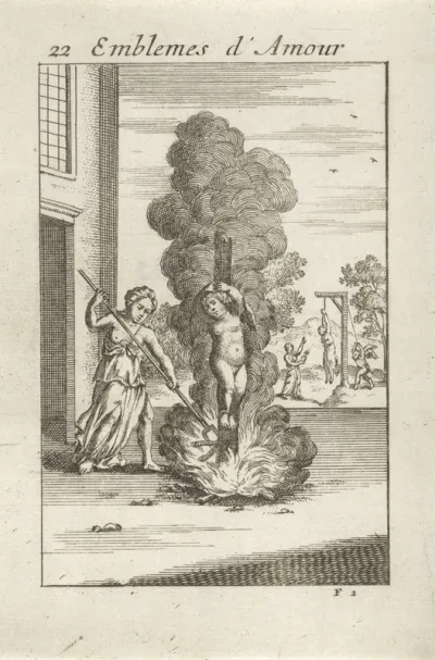Amor op een brandstapel
