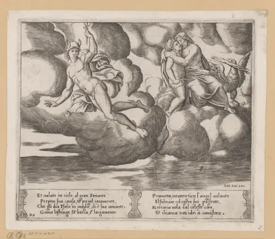 Amor smeekt Jupiter