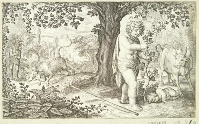 Ampelos' død