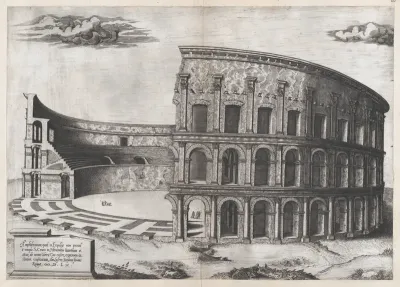 Amphiteathrum Castrense, from "Speculum Romanae Magnificentiae"