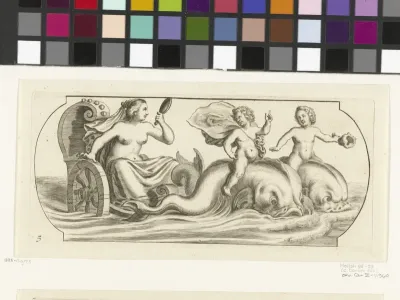 Amphitrite op een strijdwagen