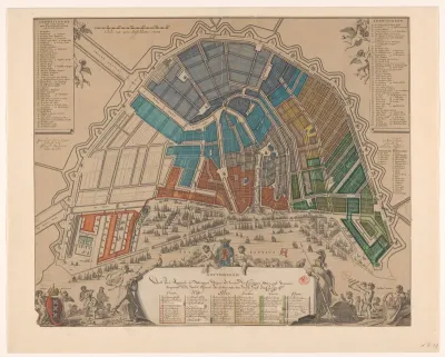 Amstelodami veteris et novissimae urbis accuratissima delineatio