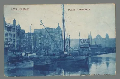Amsterdam. Damrak, Victoria Hotel