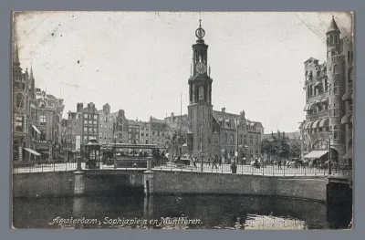 Amsterdam, Sophiaplein en Munttoren