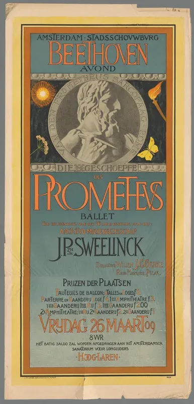 Amsterdam Stadsschouwburg. Beethoven avond. Die Geschöpfe des Prometheus, Ballet