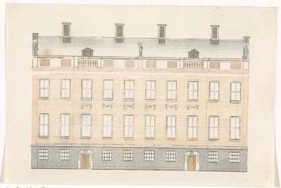 Amsterdamse grachtenhuizen aan de Herengracht 470-468