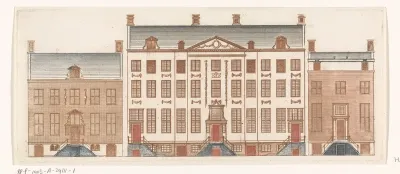 Amsterdamse grachtenhuizen aan de Herengracht 471-477