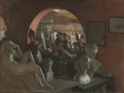 An Alcove in the Art Students' League