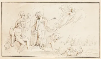 An Allegory of Britain's Naval Might