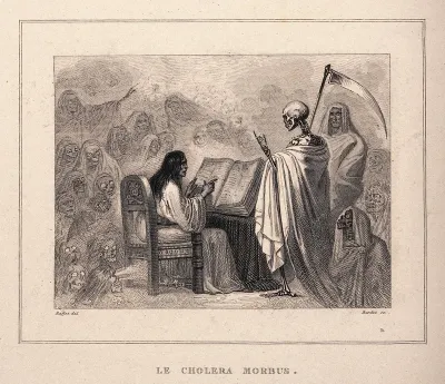 An allegory of cholera mortality
