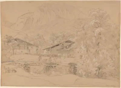An Alpine Village in Summertime