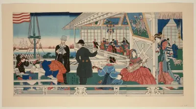 An American Mercantile Building in Yokohama (Yokohama ijin shokan no zu)
