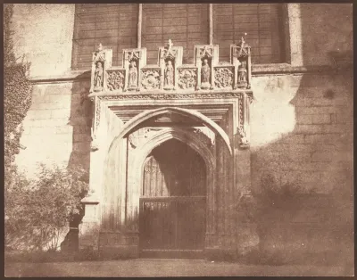 An Ancient Door in Magdalen College, Oxford