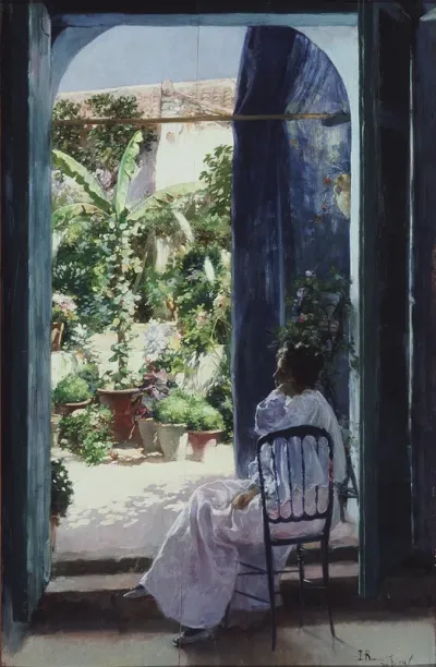 An andalusian patio