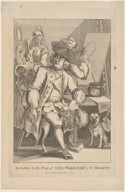 An Answer to the Print of John Wilkes Esq. by Wm. Hogarth